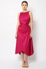 Ha-Chick Dress in Hot Pink