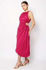 Ha-Chick Dress in Hot Pink