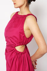 Ha-Chick Dress in Hot Pink