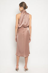 Hera Dress in Light Mocha