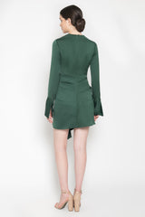 Provence Dress in Emerald Green