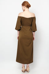 Back To Back Dress in Olive Green