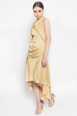 Backless Marrow Dress in Bronze
