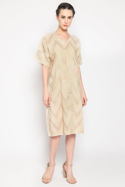 Tenun Widadari Dress in Broken White