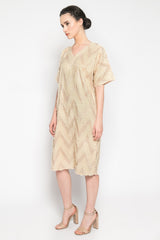 Tenun Widadari Dress in Broken White
