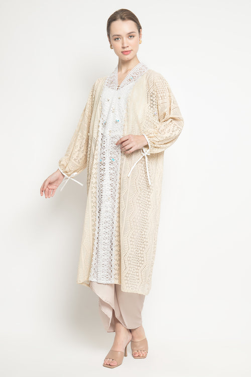 Seraphina Long Kebaya in Brown