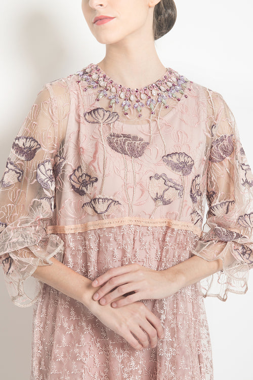 Bloom Dress in Pink and Purple