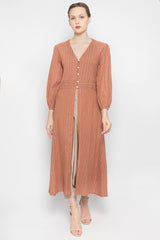 Dafiyah Outer Dress in Brown