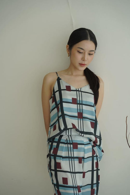Keia Basic Tank Top in Blue