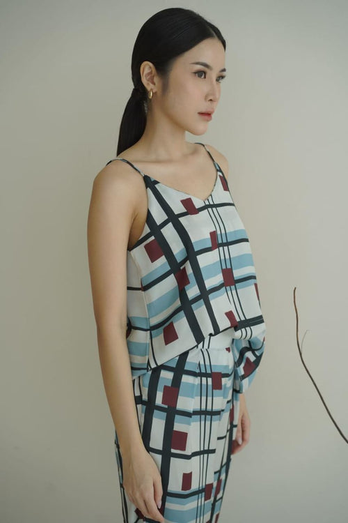 Keia Basic Tank Top in Blue