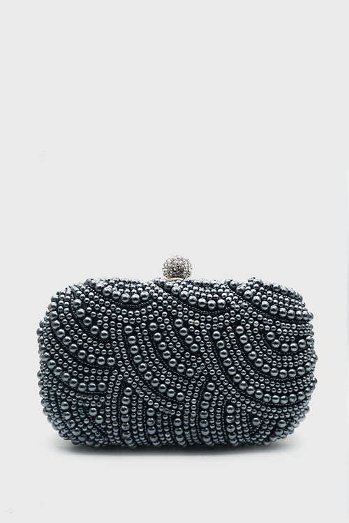 Berly Clutch in Grey