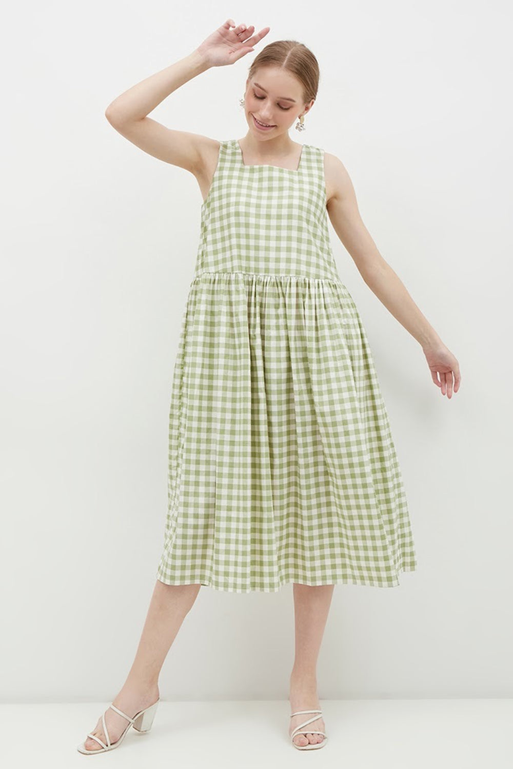 Anne Dress in Olive