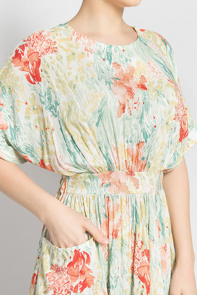 Lindsay Dress in Pastel Flower